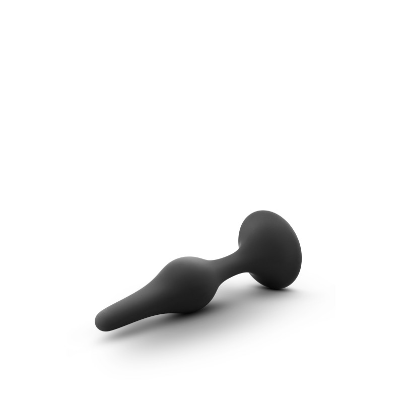 ANAL ADVENTURES PLATINUM SILICONE BEGINNER PLUG SMALL BLACK